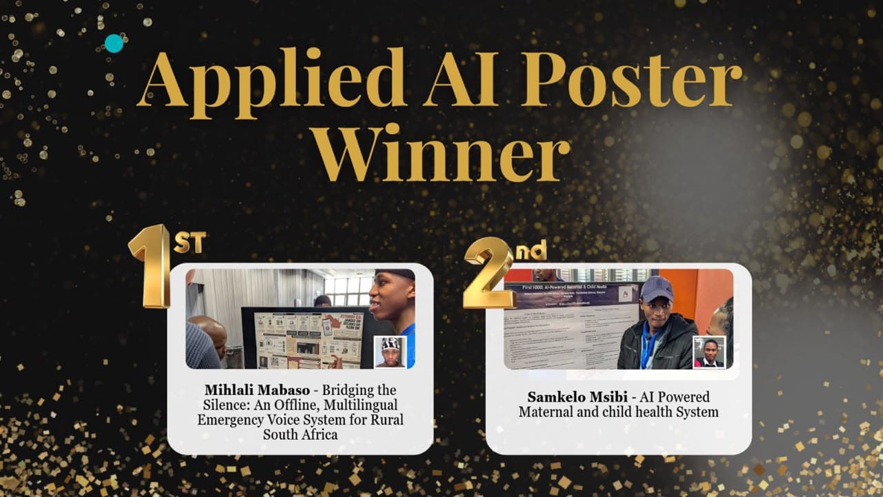 First1000 Applied AI Poster, 2nd place at IndabaX South Africa 2026